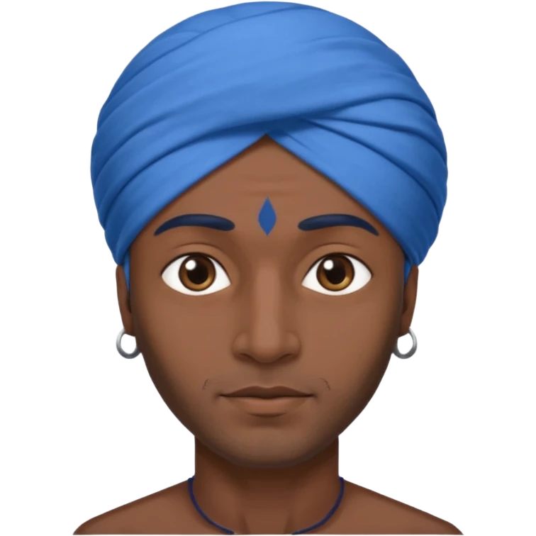 Indian man with turban emoji