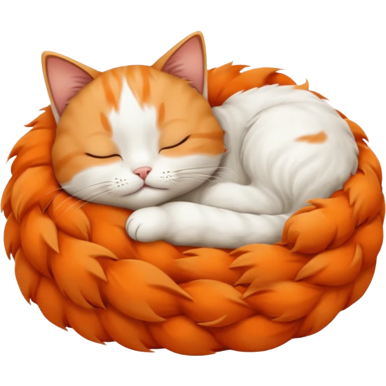 cat sleeping in dreems emoji
