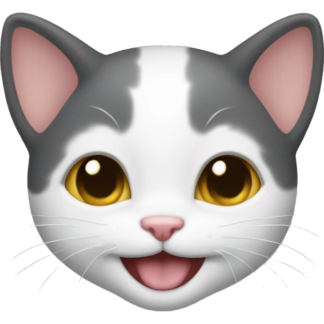 happy kitten face emoji