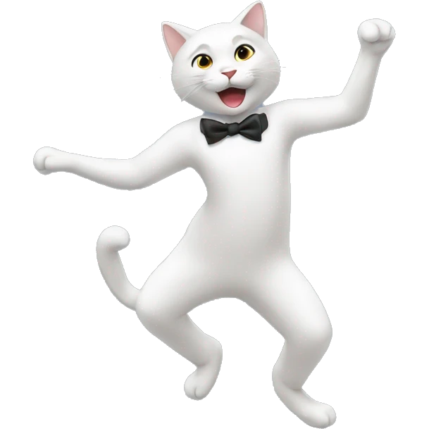 Un chat qui danse  emoji