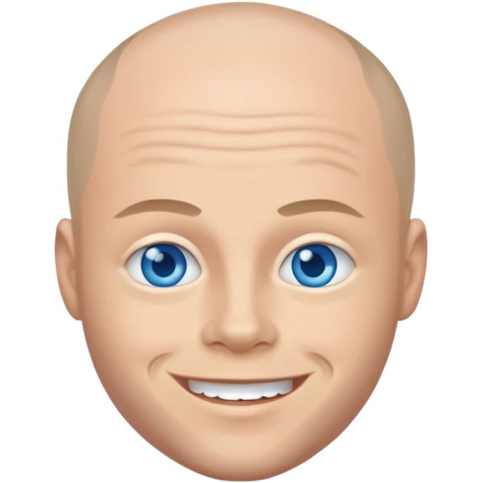 Brian Harvey with blue eyes emoji