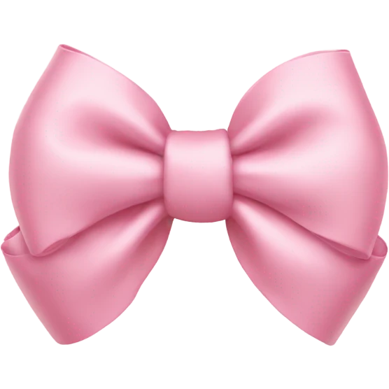 light pink bow on light pink bow emoji