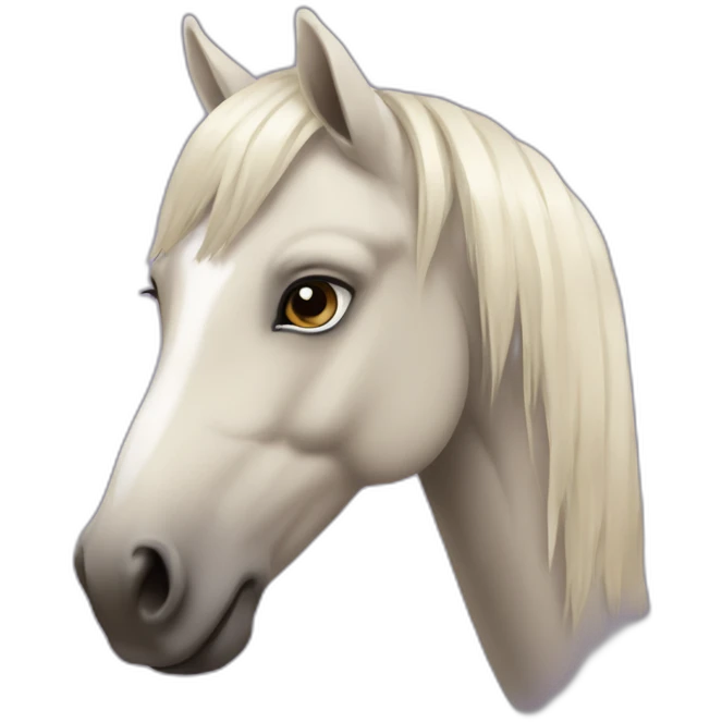 Cheval empathique emoji