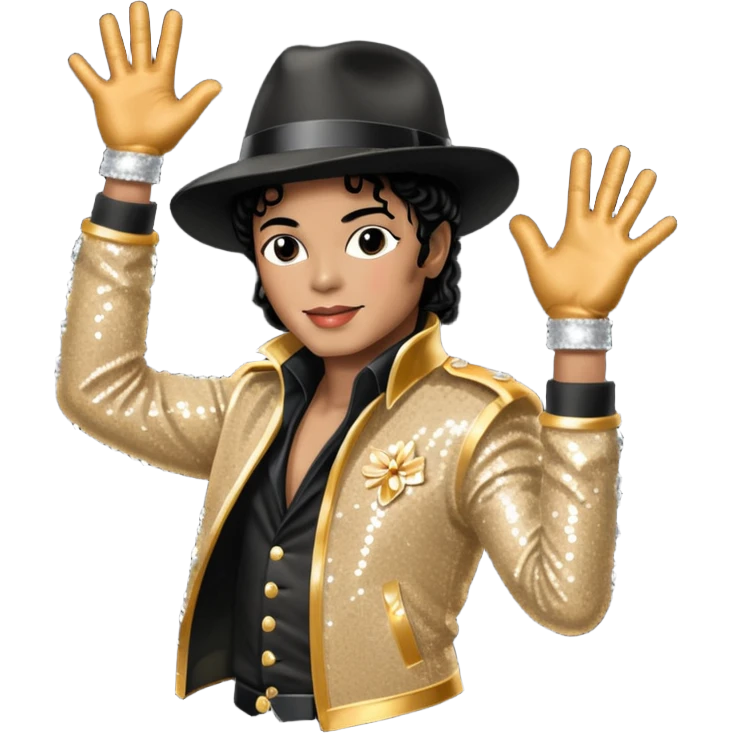   Micheal Jackson  dance  emoji