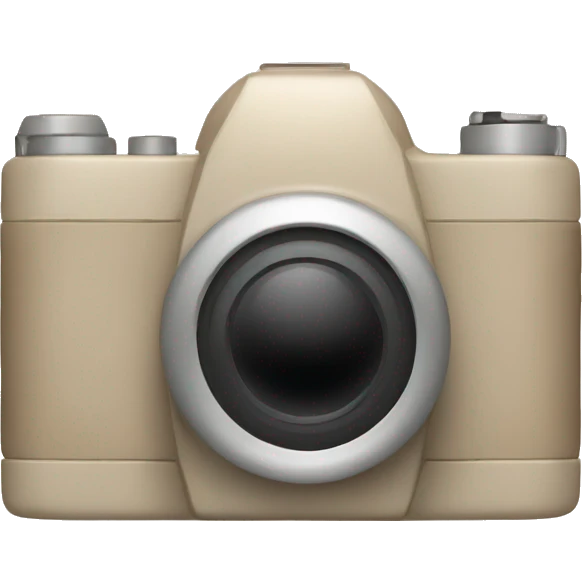 Camera beige emoji