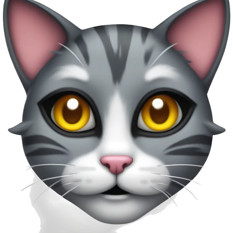 Pretty evil kitty emoji