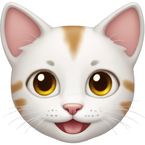 Happy kitten emoji