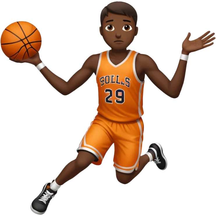 Basketball player foul baiting  emoji