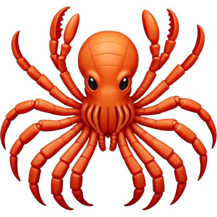 red Baby Facehugger emoji