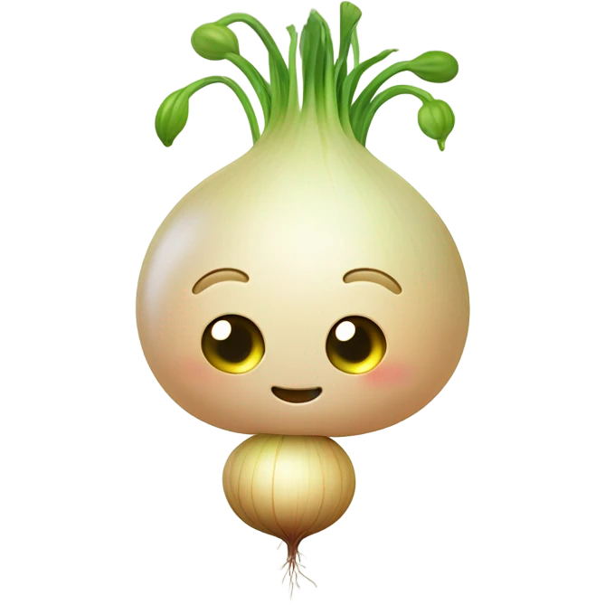 Baby onion waking up  emoji