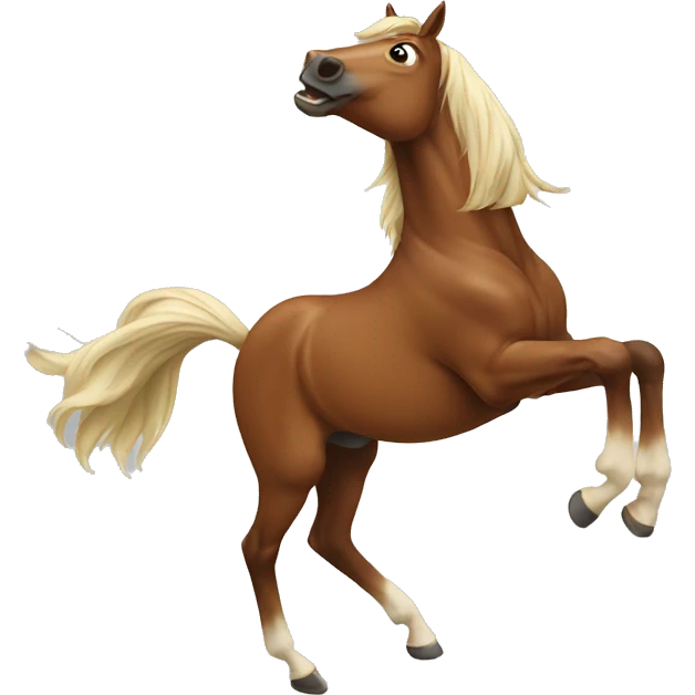 Horse dancing emoji
