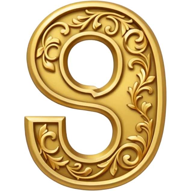 Fancy number 9 emoji
