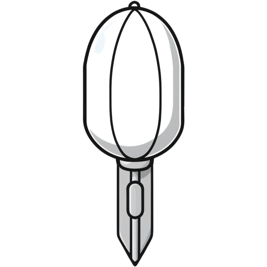 Colorful push pin with round head emoji