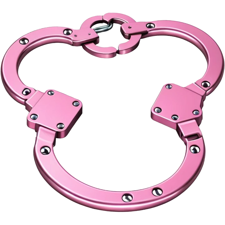 pink handcuffs  emoji