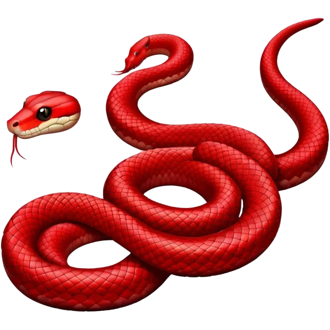 Red snake emoji