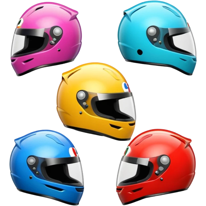 Cascos de f1 emoji