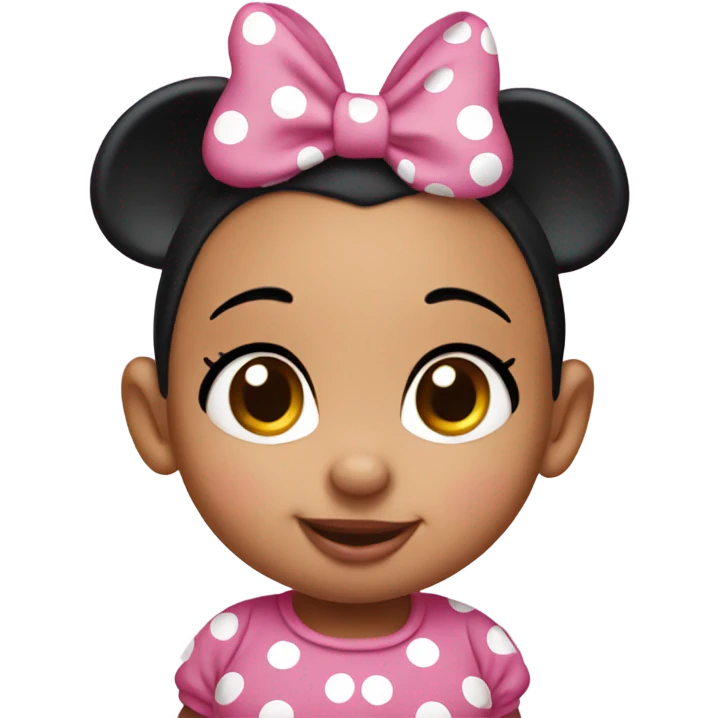minnie mouse baby emoji