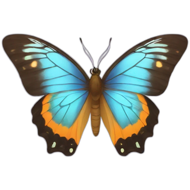 the butterfly emoji