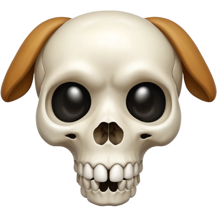 Dog skull  emoji