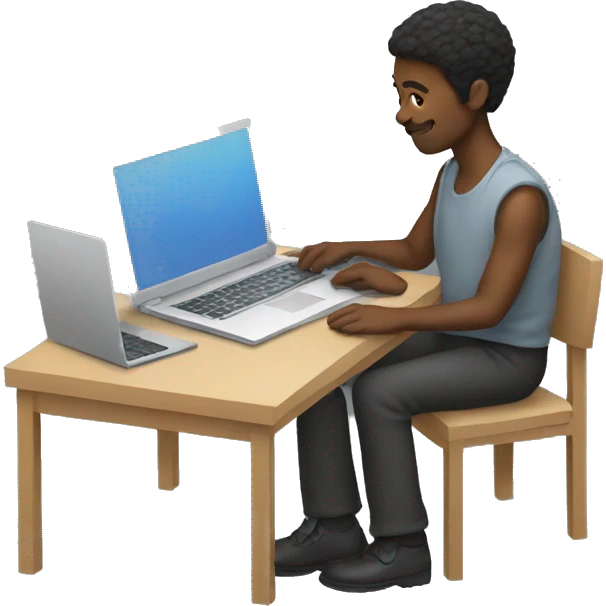 person working on a laptop emoji