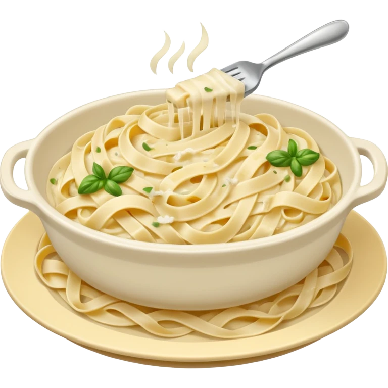 Fettuccine alfredo emoji
