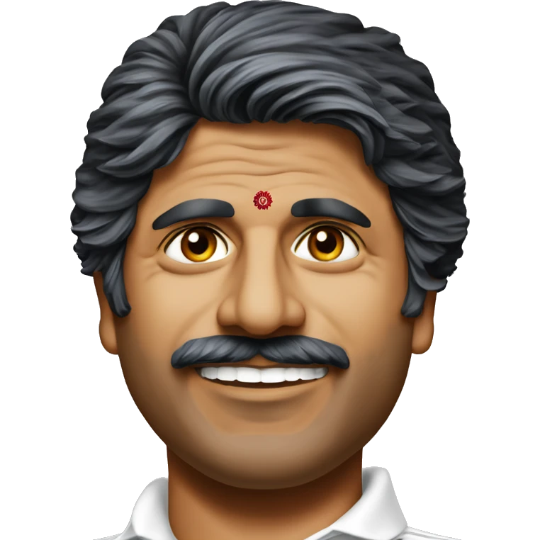 indian cricket captain kapil dev emoji