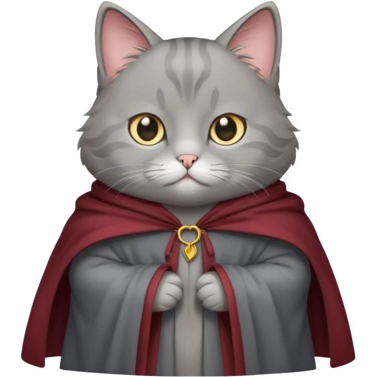 cat in cloak emoji