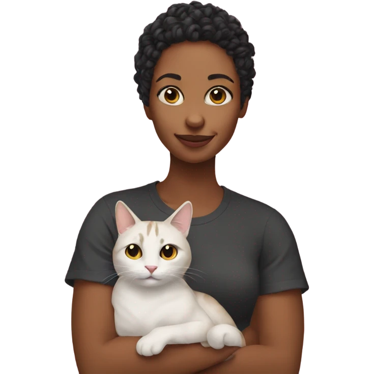 Zoe with cat emoji