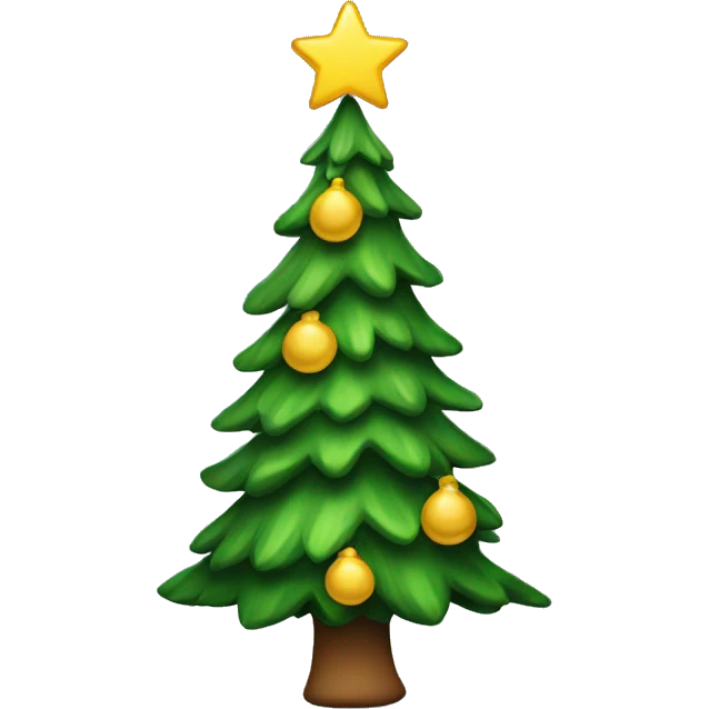 stinky christmas tree emoji
