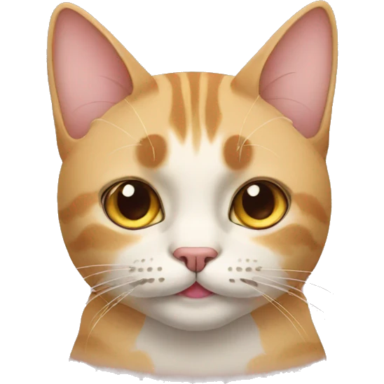 Cat with mustache emoji