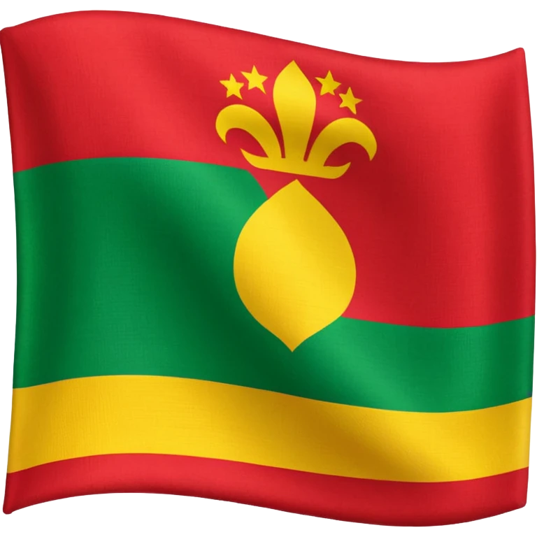 drapeau indépendantiste de la guadeloupe emoji