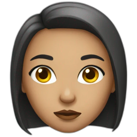 Girl with attitude emoji