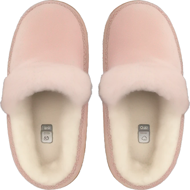 Light pink UGG Tasman slippers  emoji
