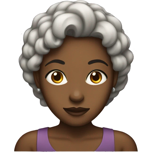 Black feminine emoji