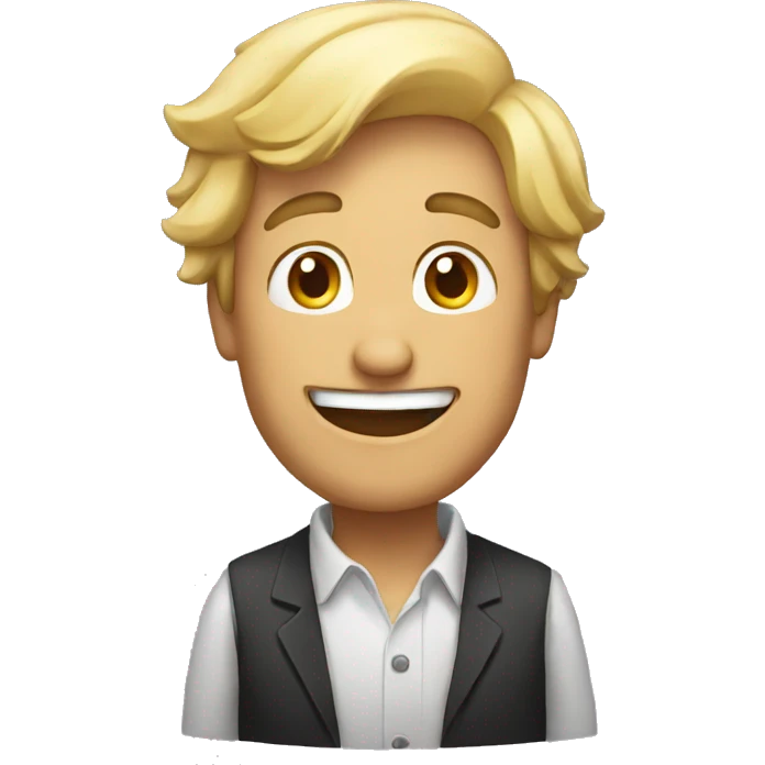 a man celebrating emoji