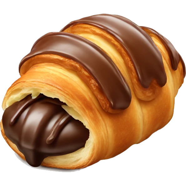 Chocolate croissant  emoji