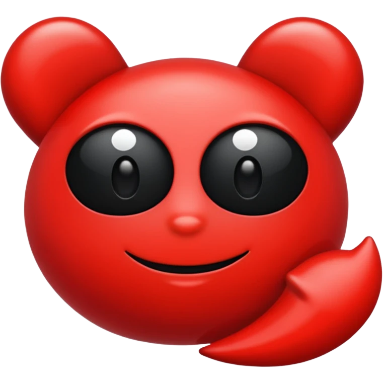 Heard red and black  emoji