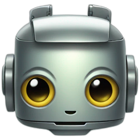 Cute robot emoji