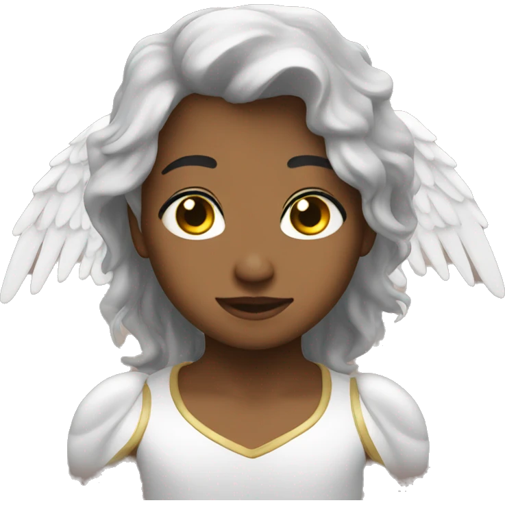 Angel eyes emoji