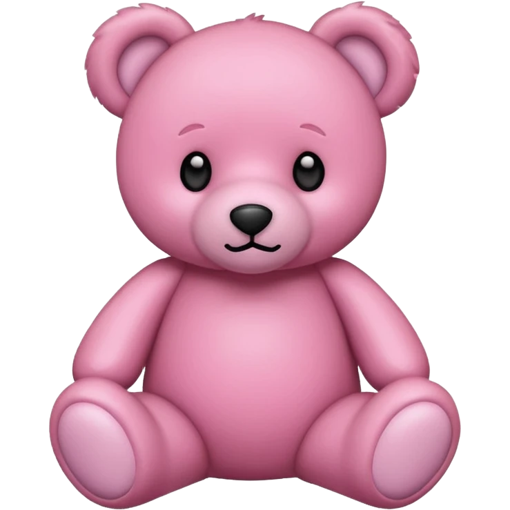 Pink bear emoji