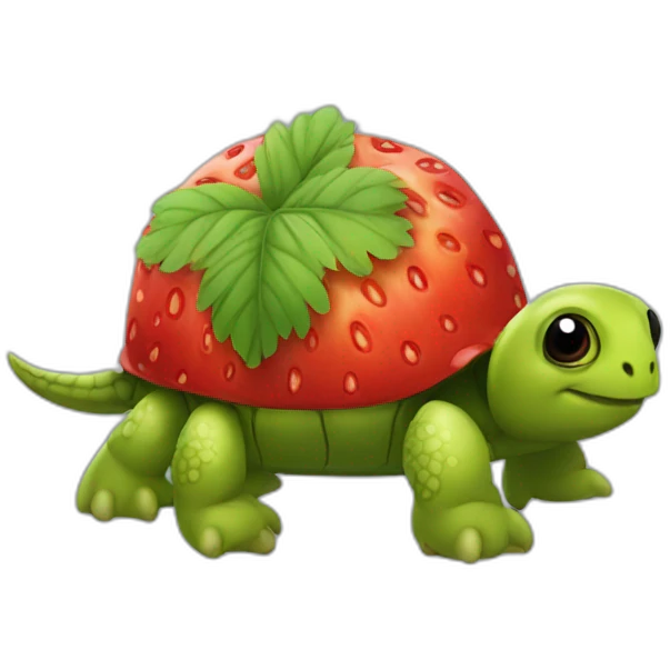 Strawberry Turtle emoji