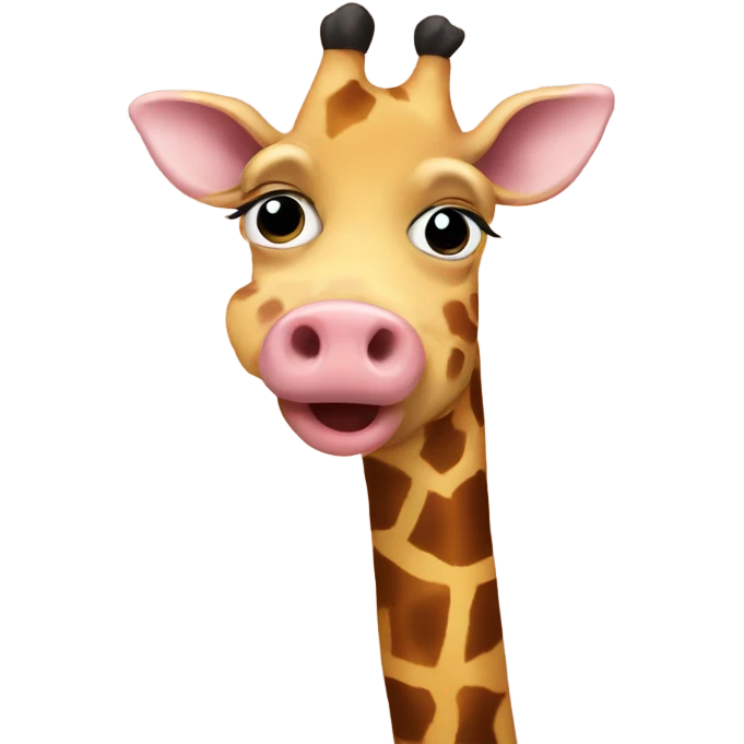 giraffe pig emoji