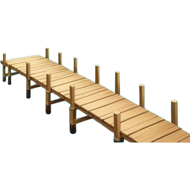lagoon with dock emoji