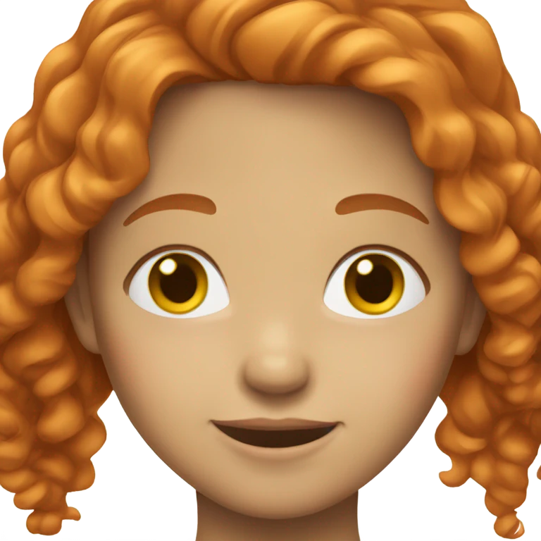 ginger girl emoji