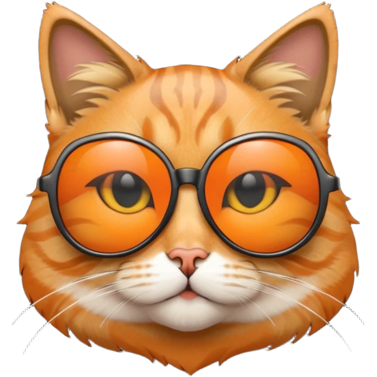 Cat wearing sunglasses emoji