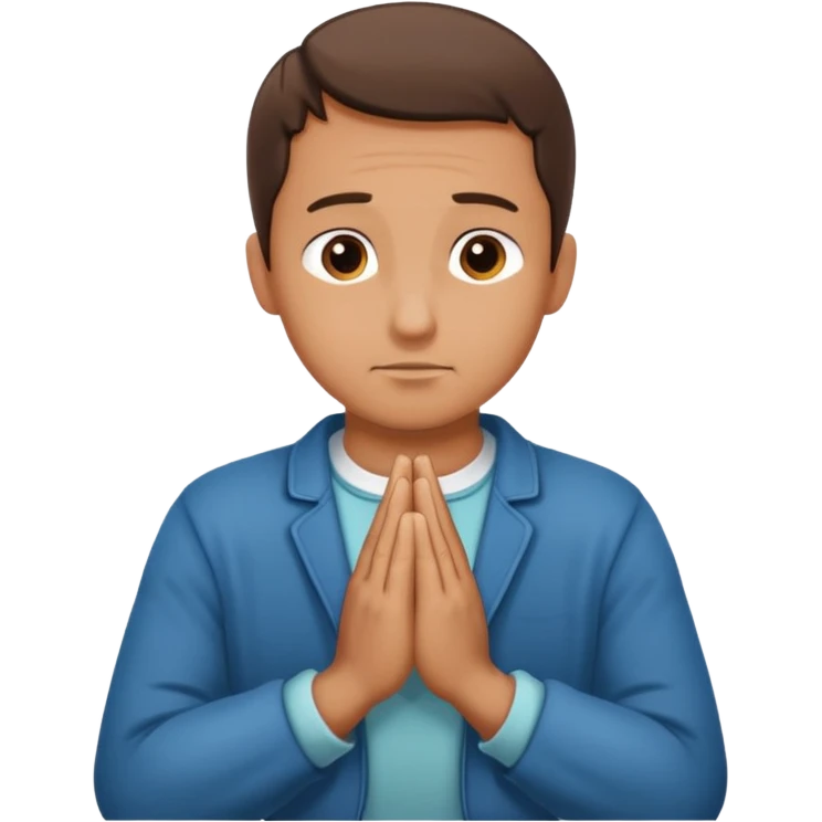 🧔🏻🙏🏻 emoji