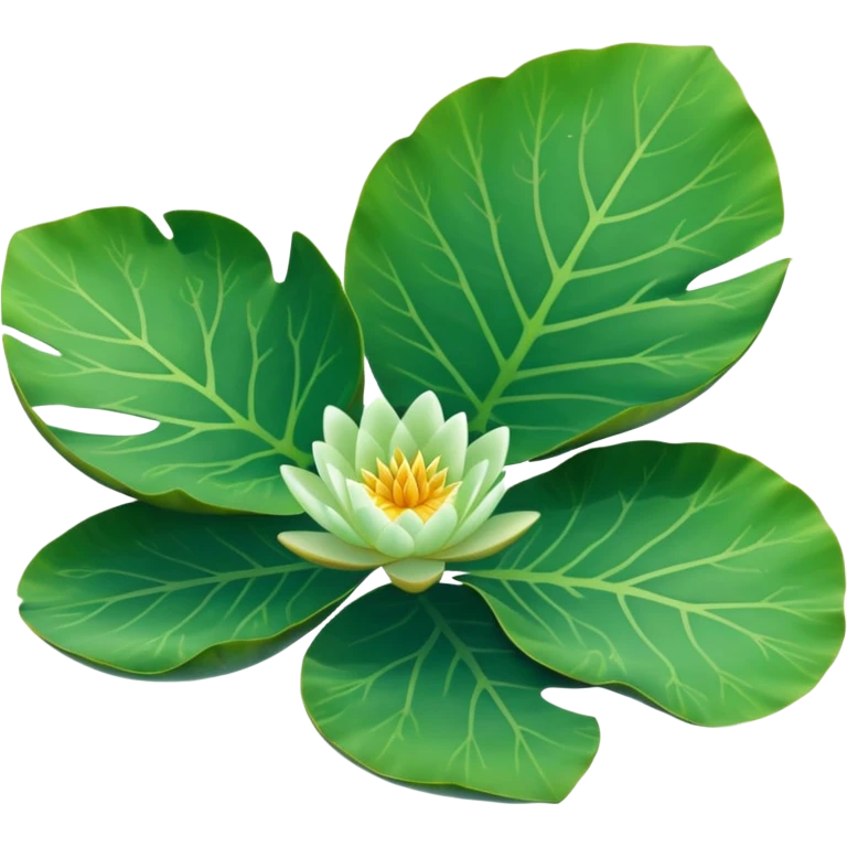water lily leaf emoji