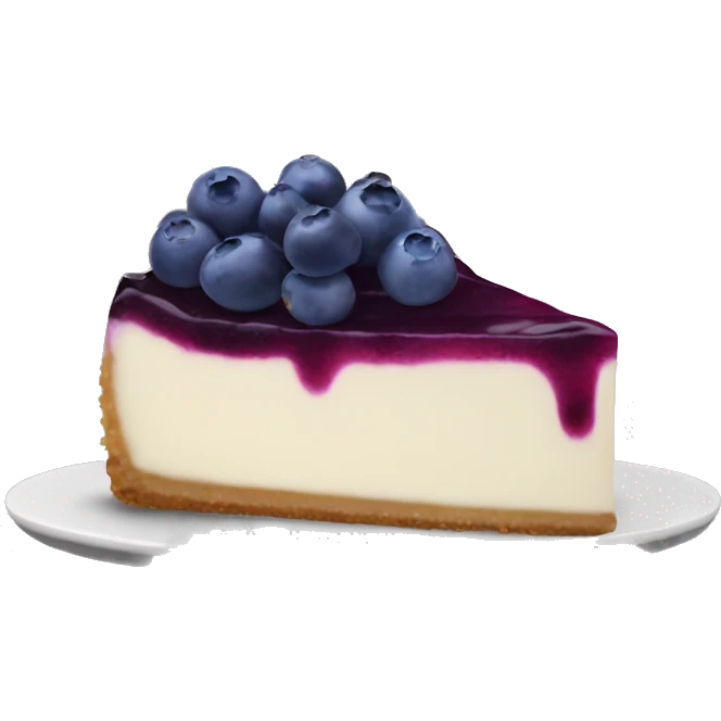 Blueberry Cheesecake  emoji