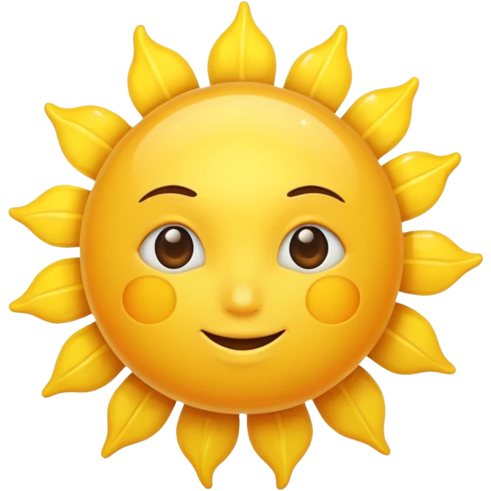 Sun emoji