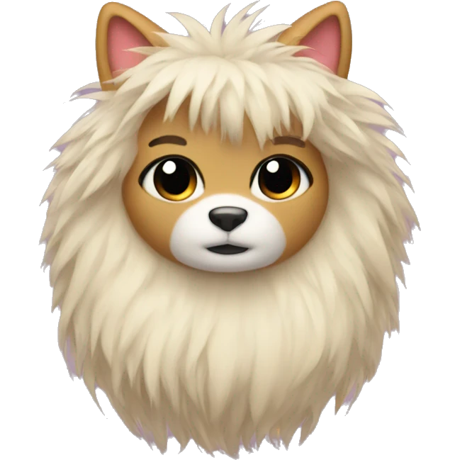 Furry hairbow emoji